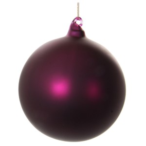 Matinis violetinis eglutės burbulas